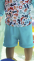 Short de baño bebe turquesa acqua