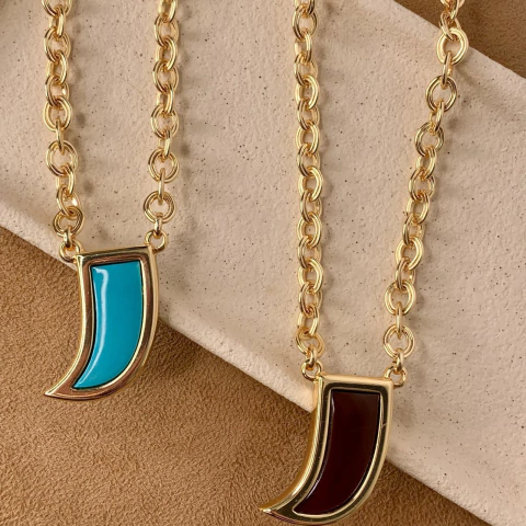 COLAR ELO COM DENTE DE RESINA - comprar online