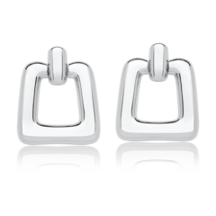BRINCO MAXI ELO QUADRADO RÓDIO BRANCO - comprar online