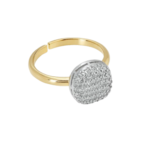 ANEL REGULÁVEL ROCK CRAVEJADO GRANDE - comprar online