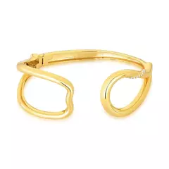 BRACELETE GOTA ABERTA E FIO CRISTAL