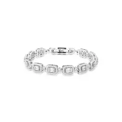 PULSEIRA RETANGULAR ZIRCONIA BAGUETE
