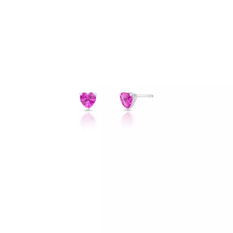 BRINCO CORAÇÃO ZIRCONIA PINK PEQUENO - comprar online