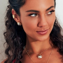 BRINCO MEIA ESFERA FOSCA MIX DE BANHO DOURADO - comprar online