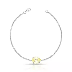 PULSEIRA GOTA ZIRCONIA YELLOW