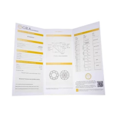 COLAR COM PEDRA MOISSANITE 5.0 MM 0.5CT PRATA RODINADA