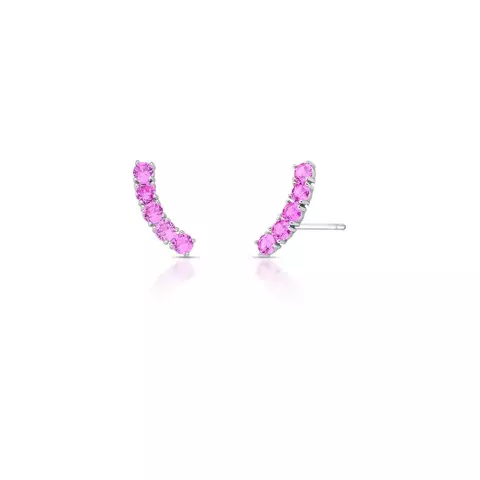 BRINCO EARCUFF COM CRISTAIS REDONDOS PINK - comprar online