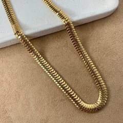 COLAR SNAKE DOURADO na internet