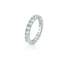 ANEL COM CRISTAIS REDONDOS TURMALINA LIGHT - comprar online