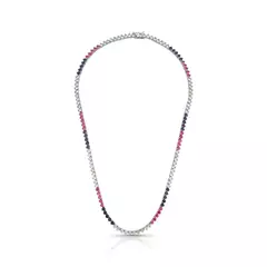 COLAR RIVIERA COM CRISTAIS REDONDOS COLORIDOS - comprar online