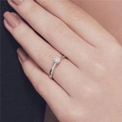 ANEL SOLITÁRIO 5.0MM 0.5CT MOISSANITE - comprar online