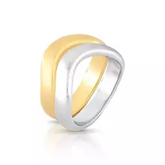 ANEL DUPLO ONDA NO DUO DE BANHOS FOSCO - comprar online
