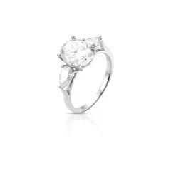 ANEL OVAL 2 GOTAS 10MM 3.0 CT MOISSANITE - comprar online