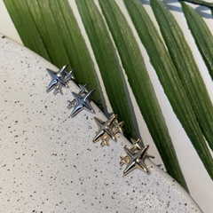 BRINCO STARS DOURADO - Carlota Acessórios
