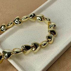 COLAR POLIDO CORAÇÕES - loja online