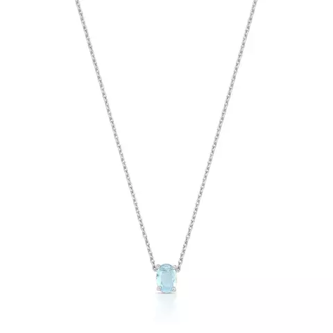 COLAR COM PINGENTE DE CRISTAL OVAL TOPÁZIO - comprar online