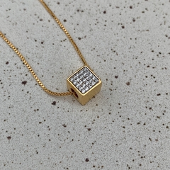 COLAR GARGANTILHA ROCKS PEQUENO DOURADO - comprar online