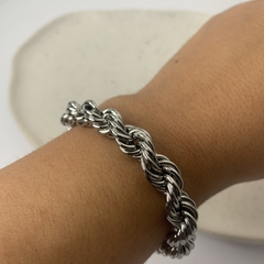 PULSEIRA CORDÃO MAXI BAIANO RÓDIO BRANCO - comprar online