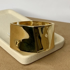 BRACELETE BOJUDO RETANGULAR DOURADO - comprar online