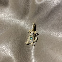 PINGENTE CLICK PET TURMALINA DOURADO - comprar online