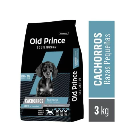 Old Prince Pollo y Arroz Cachorros Razas Pequeñas 3Kg - comprar online