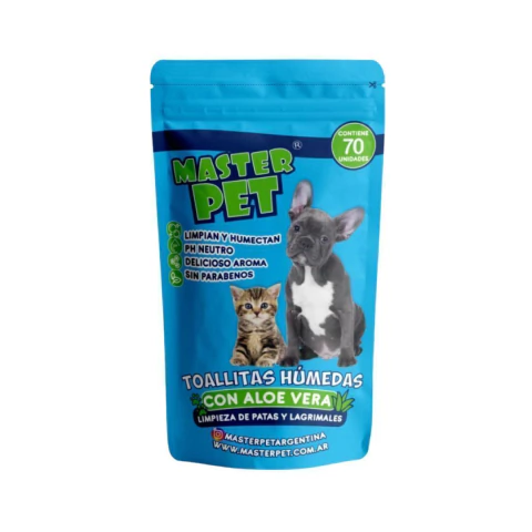 Toallitas Humedas Aloe Vera X 70 Unidades - Master Pet - comprar online