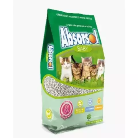 Piedras Sanitarias Absorsol Baby 2Kg - 6 Unidades