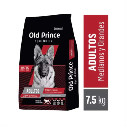 Old Prince Pollo y Arroz Adulto Razas Medianas Grandes 7.5Kg