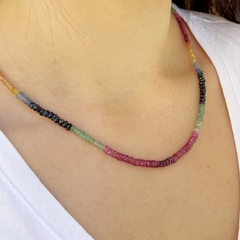 Collar Isa de piedras preciosas - comprar online