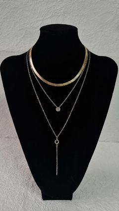 COLLAR DOBLE ZIRCONIA (KW-8083)