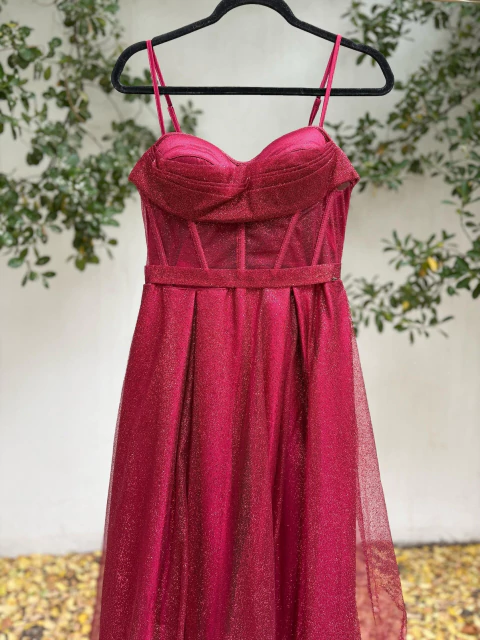 VESTIDO BRUNELLA TUL BRILLO (VE158)