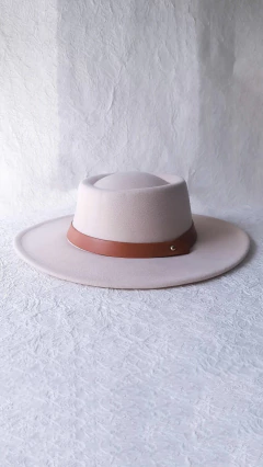 SOMBRERO FEDORA CON CINTA (KW-8148)