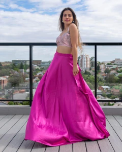 FALDA LARGA ENVOLVENTE (LL031) - comprar online