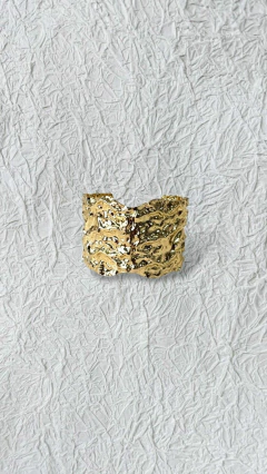 PULSERA RIGIDA TEXTURADA (KW-8799)