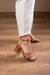 Sandália Bloco Fivelas Caramelo Cod 408 - comprar online