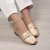 Mocassim Super Confortável Dourado Cod 349