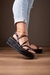Anabela Croco Preta Cod 178 - comprar online