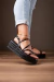 Anabela Croco Preta Cod 178 - comprar online
