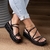 Anabela Croco Preta Cod 178