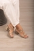 Sandália Bloco Dourada Cod 3118 - comprar online