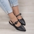 Slingback Fivela Preta Cod 485