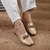 Mocassim Corrente Super Confortável Dourado Cod 289