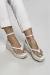 Anabela Maju Off White - Gio Faé Shoes