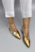 Scarpin Olga Dourado e Bronze - comprar online