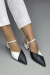 Scarpin Olga Preto e Off White - loja online