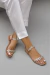 Rasteira Aria Caramelo - loja online