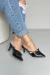 Scarpin Mule Preto Cod 3066