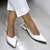 Scarpin Slingback Saltinho Off White (3cm)