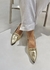 Mocassim Lisa Dourado - Gio Faé