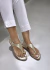 Rasteira Ágatha Dourada - Gio Faé Shoes